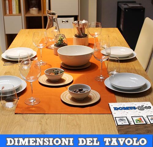 Le dimensioni della zona pranzo e del tavolo